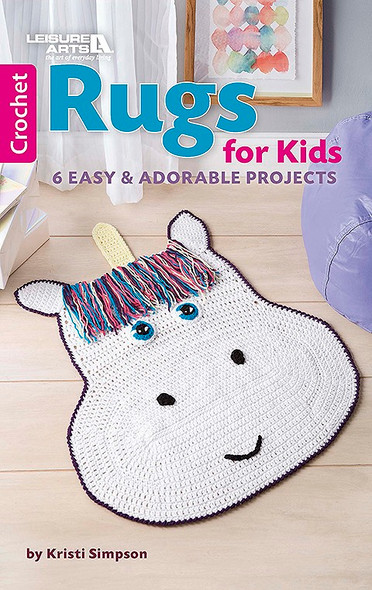 Leisure Arts Rugs For Kids Crochet Book