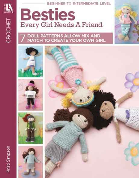 Leisure Arts Crochet Besties Every Girl Needs A Friend Book