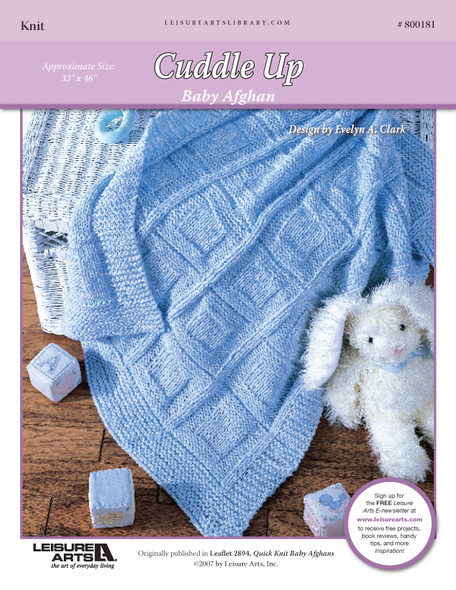 ePattern Cuddle Up Baby Afghan