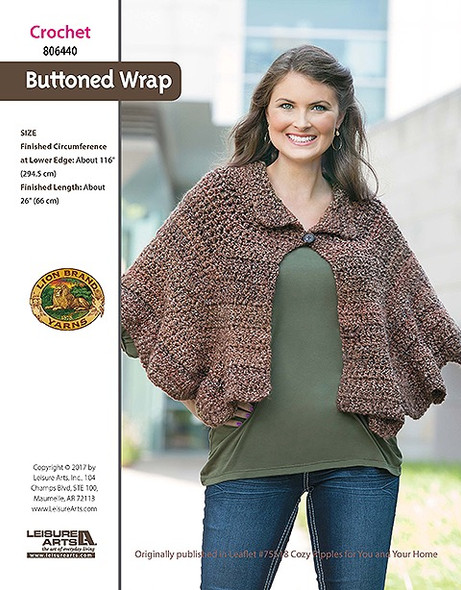 ePattern Buttoned Wrap