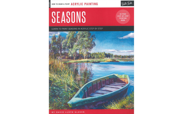 Walter Foster How To Draw & Paint Acrylic Painting Seasons Book