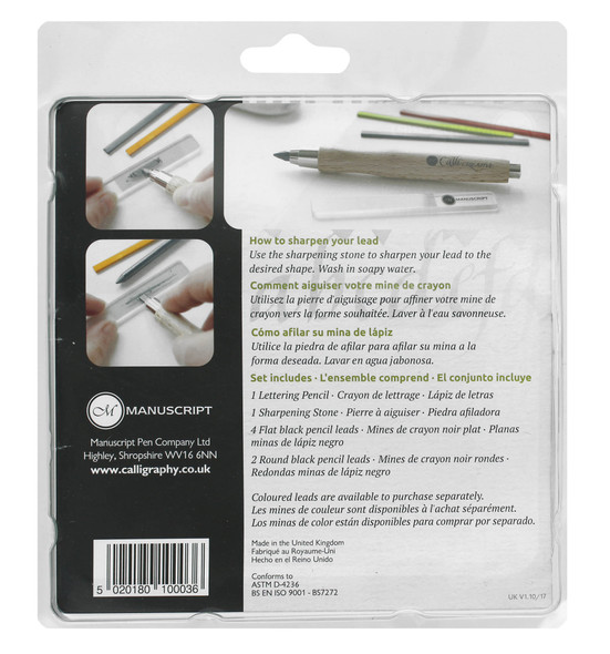 Manuscript Lettering Pencil Black