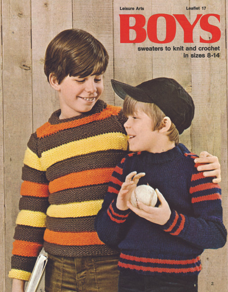 eBook Boys Sweaters To Knit And Crochet