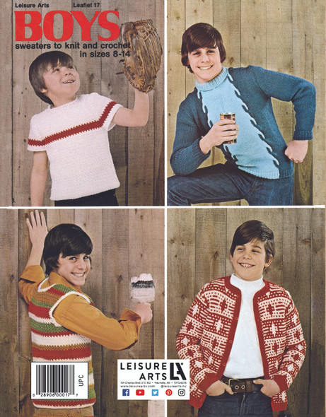 eBook Boys Sweaters To Knit And Crochet