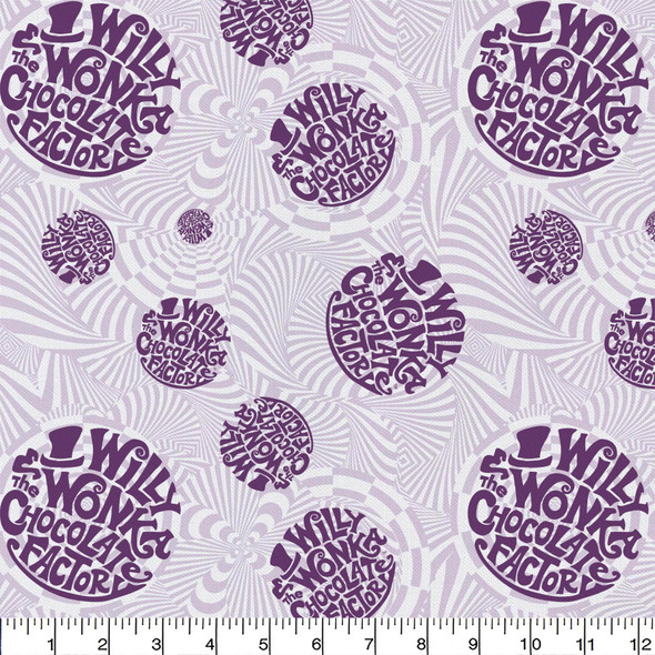 Camelot Cotton Fabrics Willy Wonka Precut 2yd Wonka