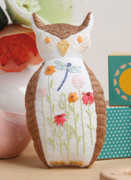 Leisure Arts Forest Friends Stitchery Owl ePattern