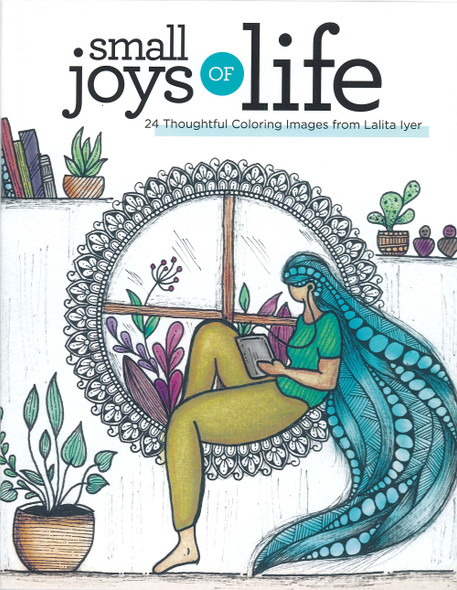 Leisure Arts Small Joys Of Life Coloring Book