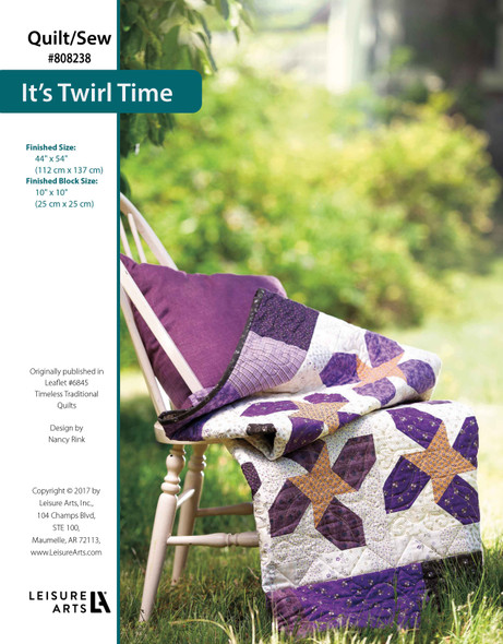 Leisure Arts Timeless Traditional Quilts It's Twirl Time ePattern