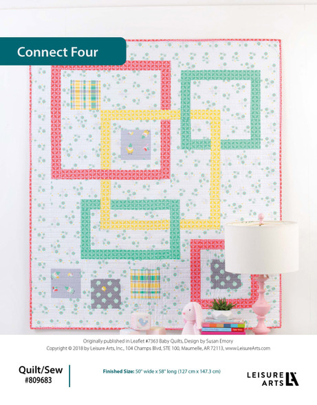 Leisure Arts Baby Quilts Connect Four ePattern