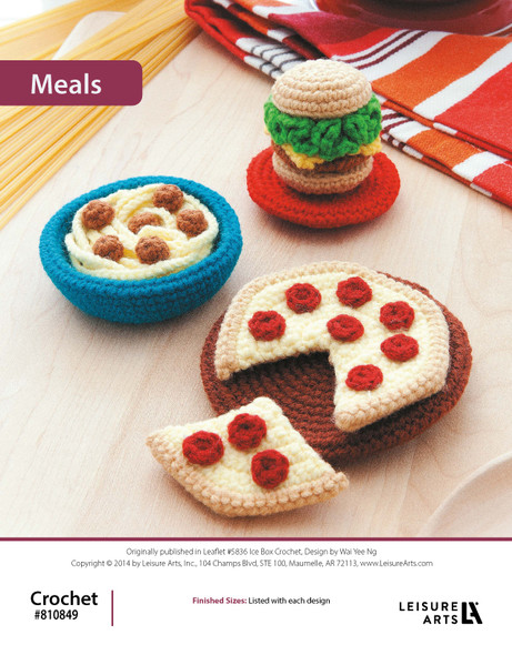 Leisure Arts Ice Box Crochet Meals ePattern