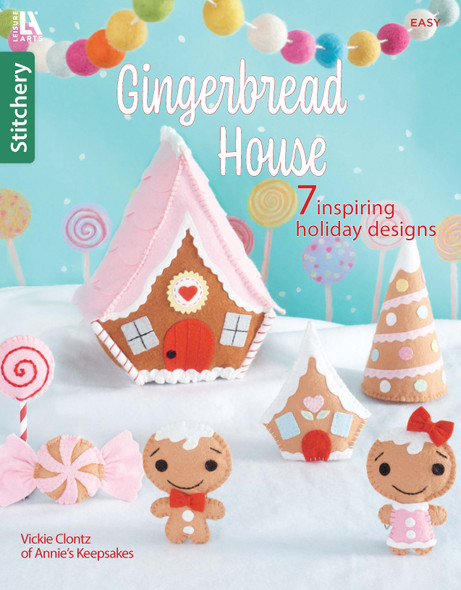 Leisure Arts Gingerbread House Stitchery eBook