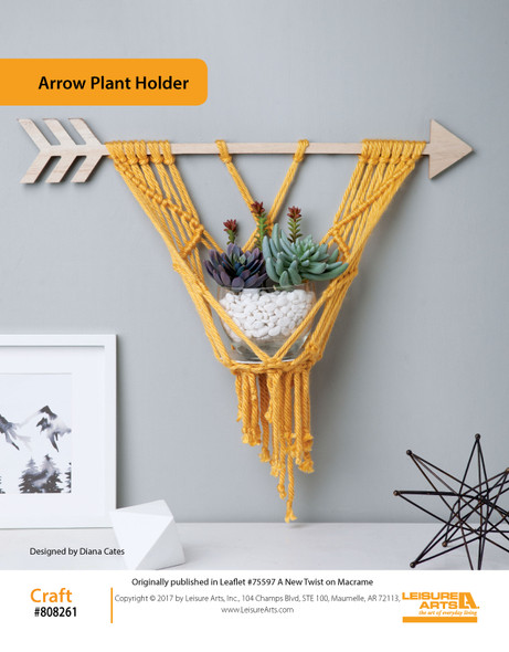 ePattern Arrow Plant Hanger