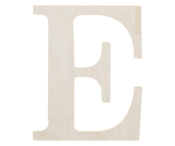 Good Wood By Leisure Arts Letter 9.5" Birch E