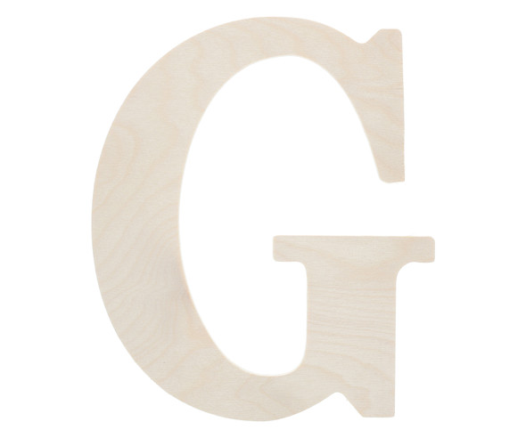 Good Wood By Leisure Arts Letter 9.5" Birch G