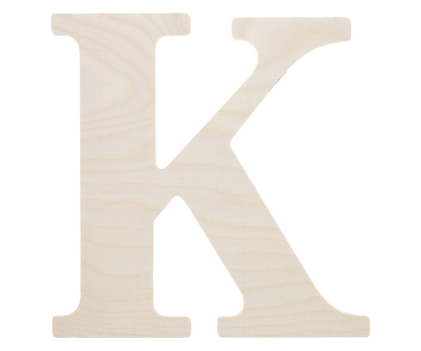 Good Wood By Leisure Arts Letter 9.5" Birch K