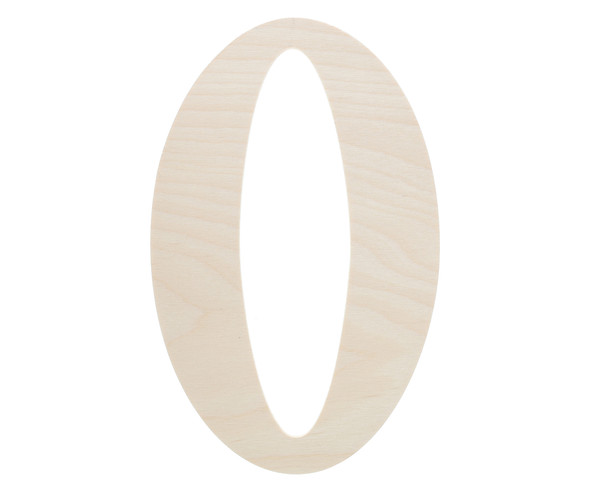 Good Wood By Leisure Arts Letter 9.5" Birch Number 0