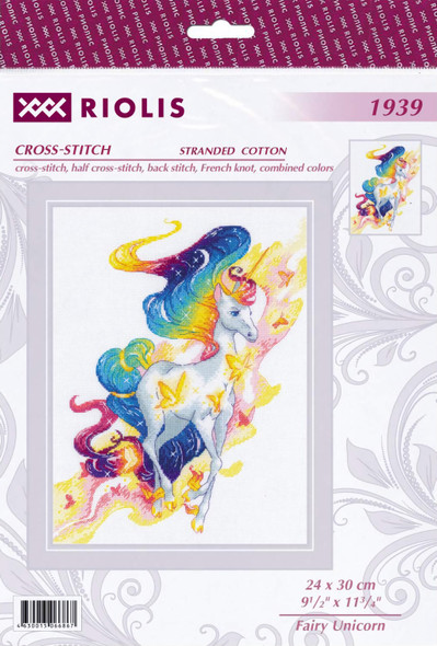 Riolis Cross Stitch Kit Fairy Unicorn