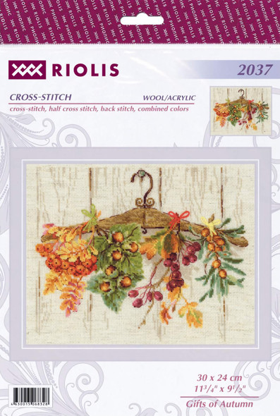 Riolis Cross Stitch Kit Gifts of Autumn