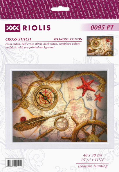 Riolis Cross Stitch Kit Treasure Hunting