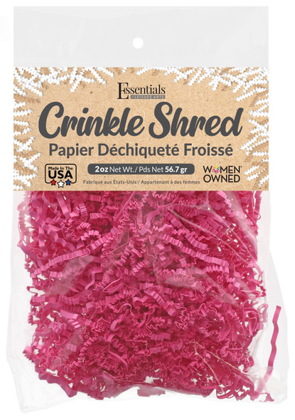 Essentials By Leisure Arts Crinkle Shred 2oz Hibiscus Bag