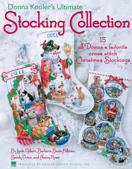 Leisure Arts Donna Kooler's Ultimate Stocking Collection Cross Stitch Book