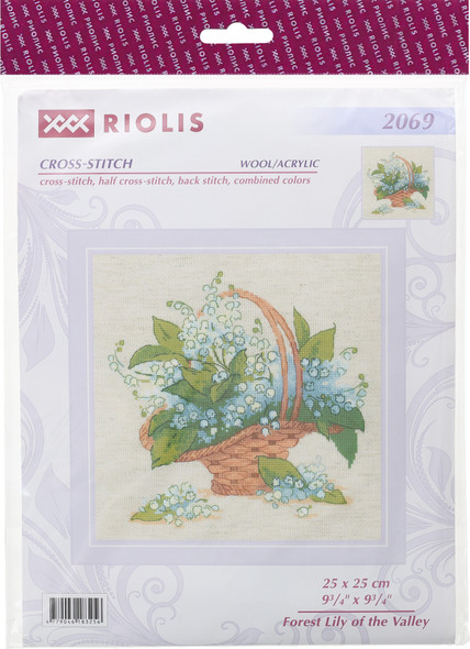 Riolis Cross Stitch Kit Forest Lily Of The Valley