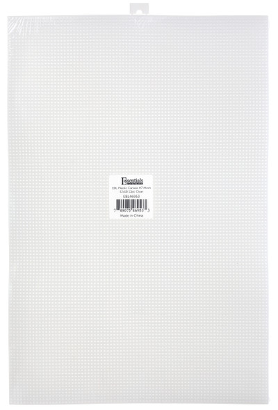 Essentials By Leisure Arts Plastic Canvas #7 Mesh 12x18 12pc Clear