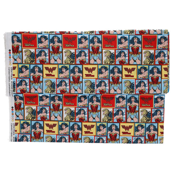Camelot Cotton Fabrics DC Comics By The Bolt Wonder Woman 84 8yd
