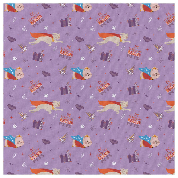 Camelot Cotton Fabrics DC Comics Precut 2yd Super Pets Storybook Pets