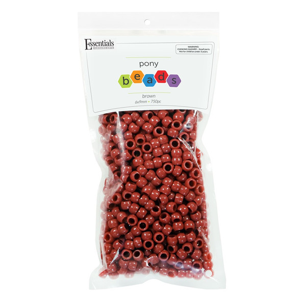 Perline Pony The Beadery – 900 Pezzi, 6x9 Mm, Bianco Opaco, Foro 4,25 Mm, Per Creazioni Fai Da Te