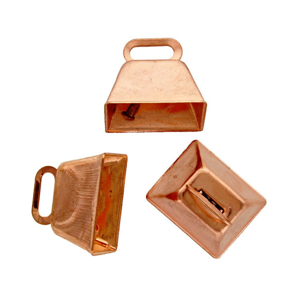 Essentials By Leisure Arts Bell Cow 25mm Copper 3pc