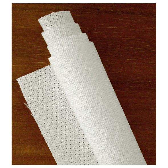 Essentials By Leisure Arts Aida Cloth 18ct Antique White 15 inch x 18 inch