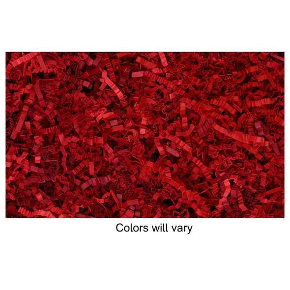 PA Ess Crinkle Shred Box 10lb Various Shades Red