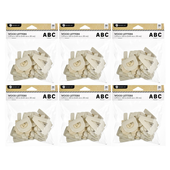 Essentials By Leisure Arts Letters Bundle Wood Numbers 228pc