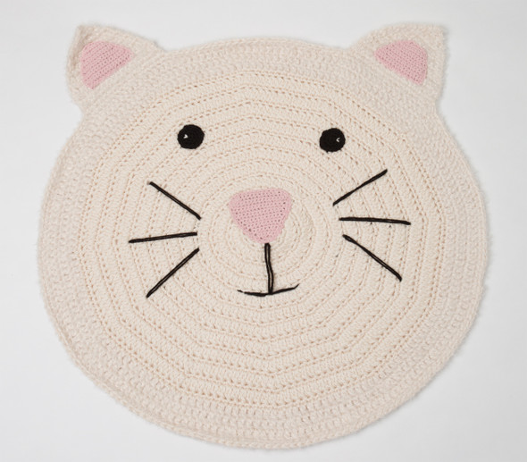 Leisure Arts ePattern Crochet Ivan the Cat Rug