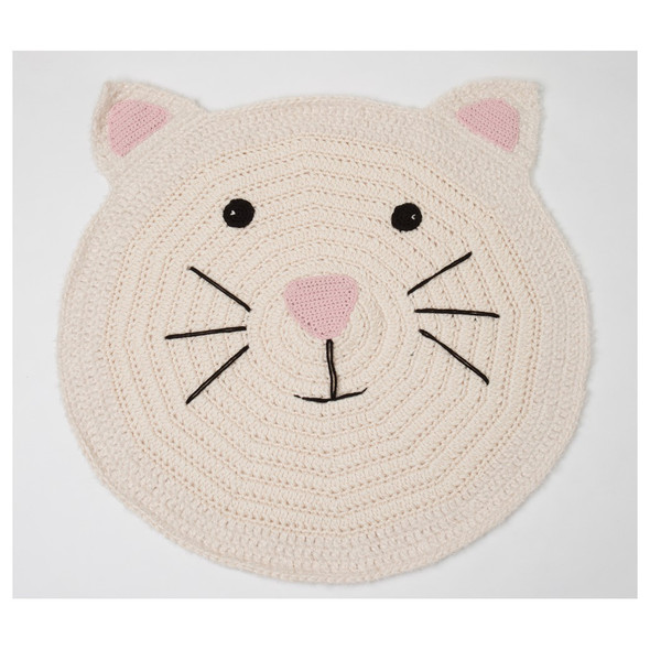 Leisure Arts ePattern Crochet Ivan the Cat Rug