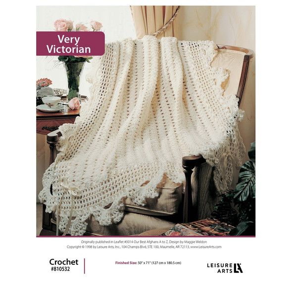 Leisure Arts Our Best Afghans A To Z Very Victorian Crochet ePattern