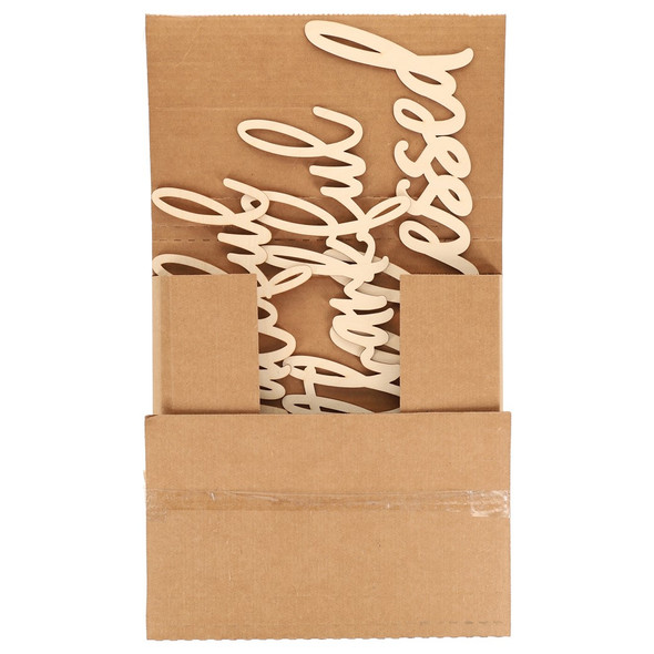 Leisure Arts Wood Words Large Set Blessed Grateful Thankful