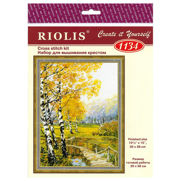 Riolis Cross Stitch Kit The Birches