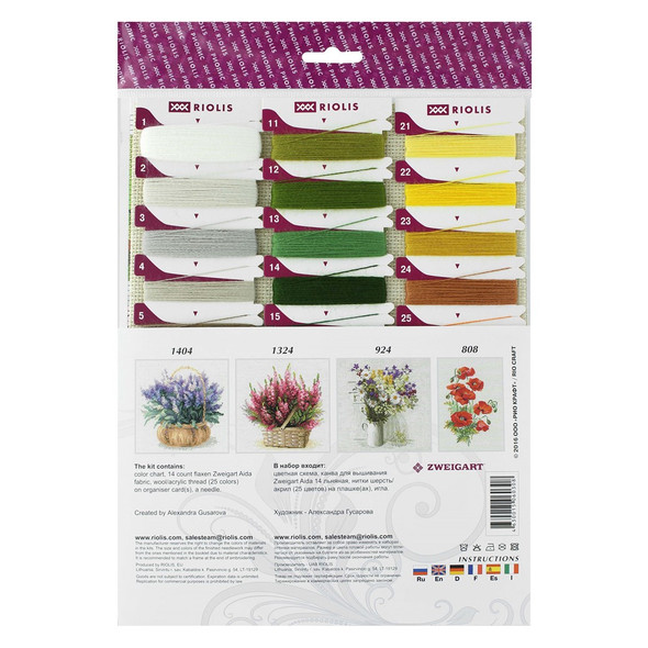 Riolis Cross Stitch Kit Russian Daisies