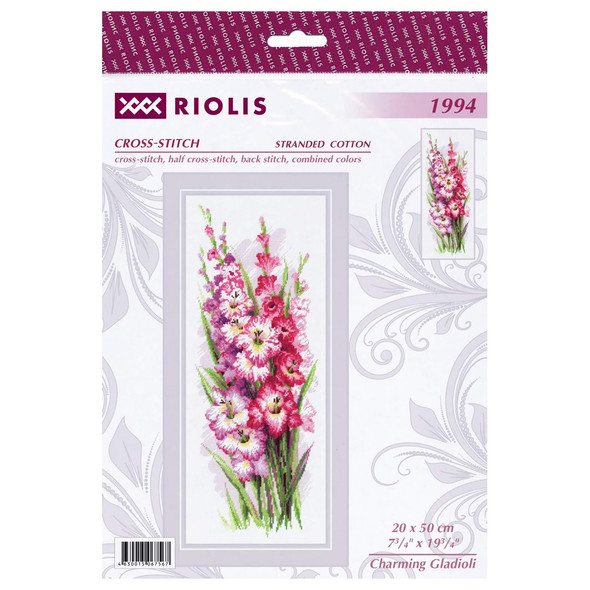 Riolis Cross Stitch Kit Charming Gladioli