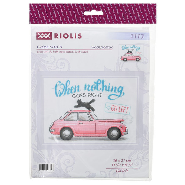 Riolis Cross Stitch Kit Go Left