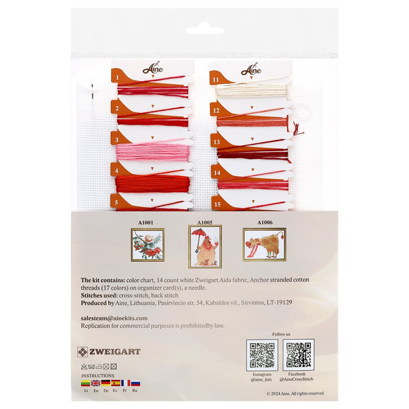 Riolis Aine Xstitch Kit Happiest Birthday