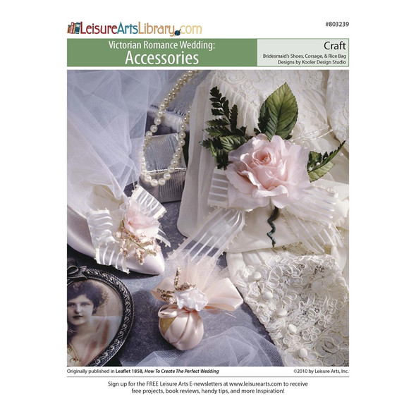 Leisure Arts Victorian Romance Wedding Accessories Craft ePattern