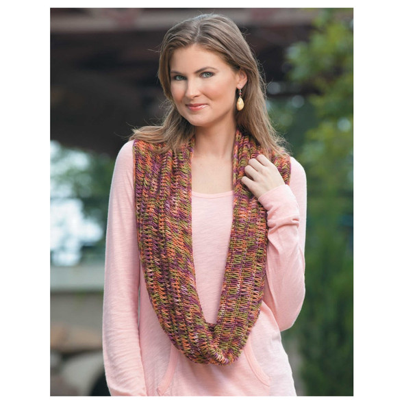 Leisure Arts Ultimate Beginners Guide To Tunisian Crochet Drop Stitch Cowl ePattern