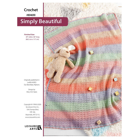 Leisure Arts Our Best Baby Afghans Simply Beautiful Crochet ePattern
