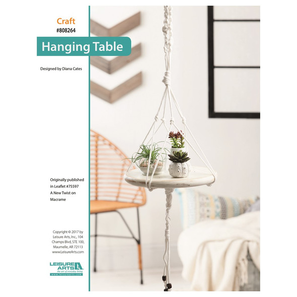Leisure Arts ePattern Hanging Table