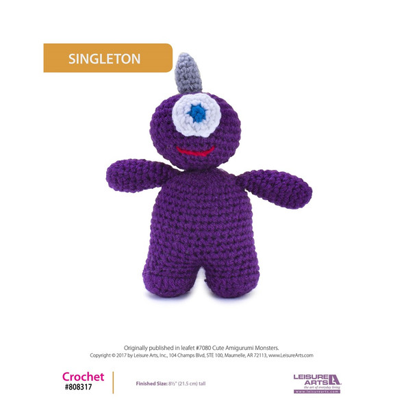 Leisure Arts Rusty Robot Monster Crochet ePattern - Leisure Arts