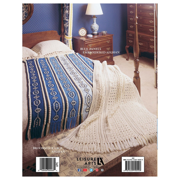 Leisure Arts Crochet Knit The Afghan Book