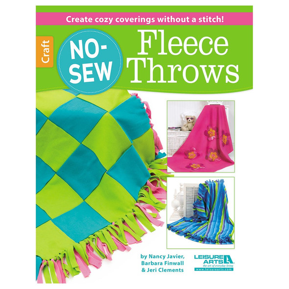 Leisure Arts No Sew Fleece Throws Book